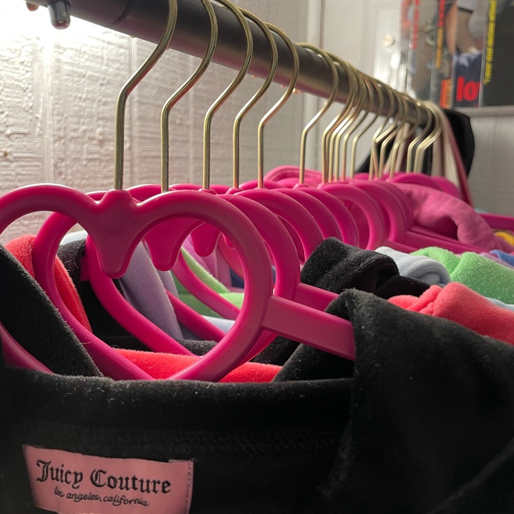 Juicy Couture Pink Heart-Shaped Hangers